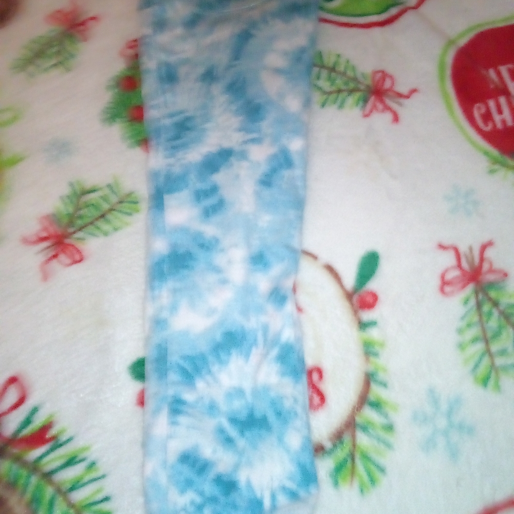 Tie dye blue pants
